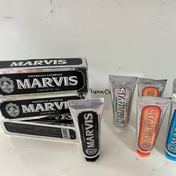 NWT MARVIS Amarelli Licorice Toothpaste! Marvis Travel sized toothpaste NEW Box - Picture 1 of 1